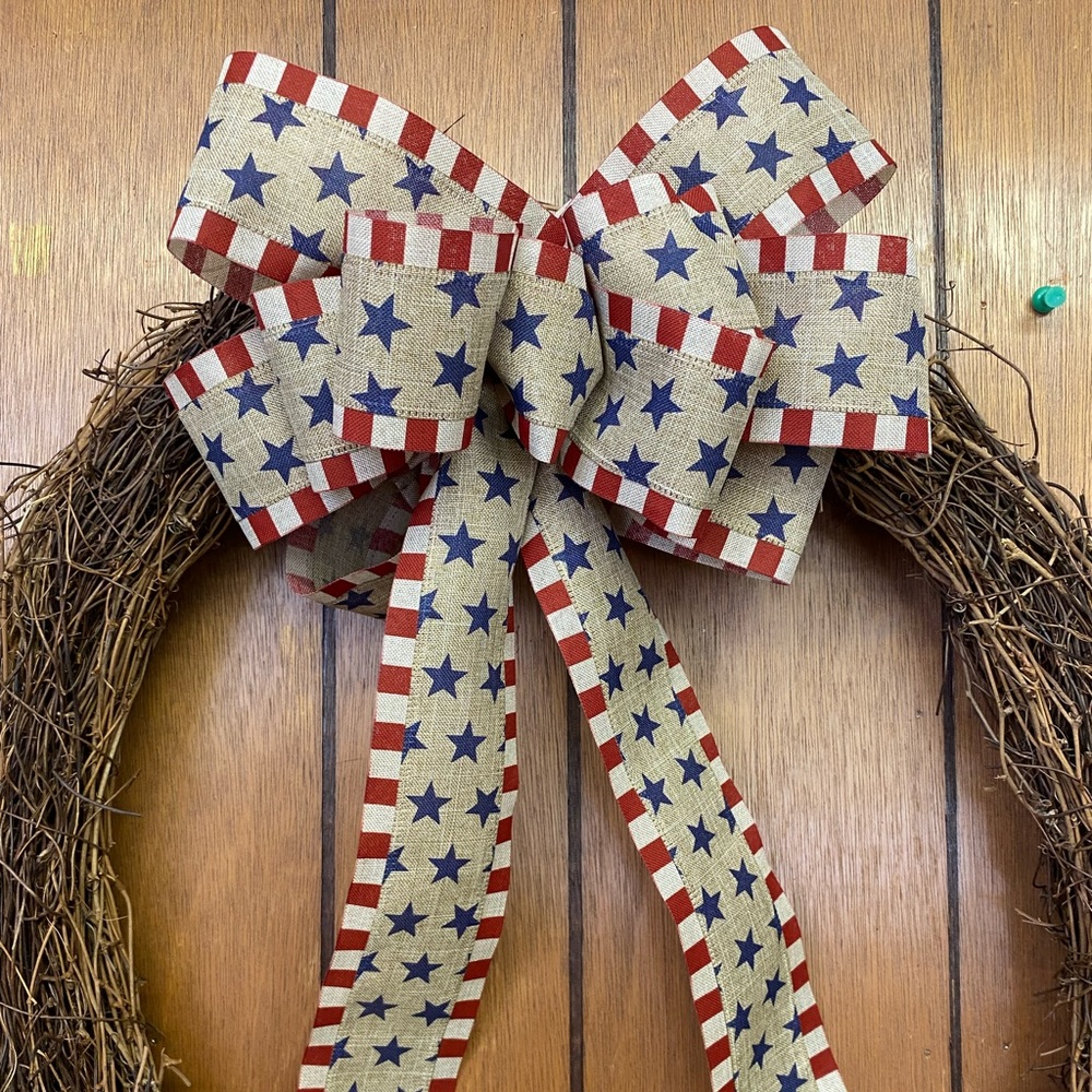 Patriotic Bow for decorating
